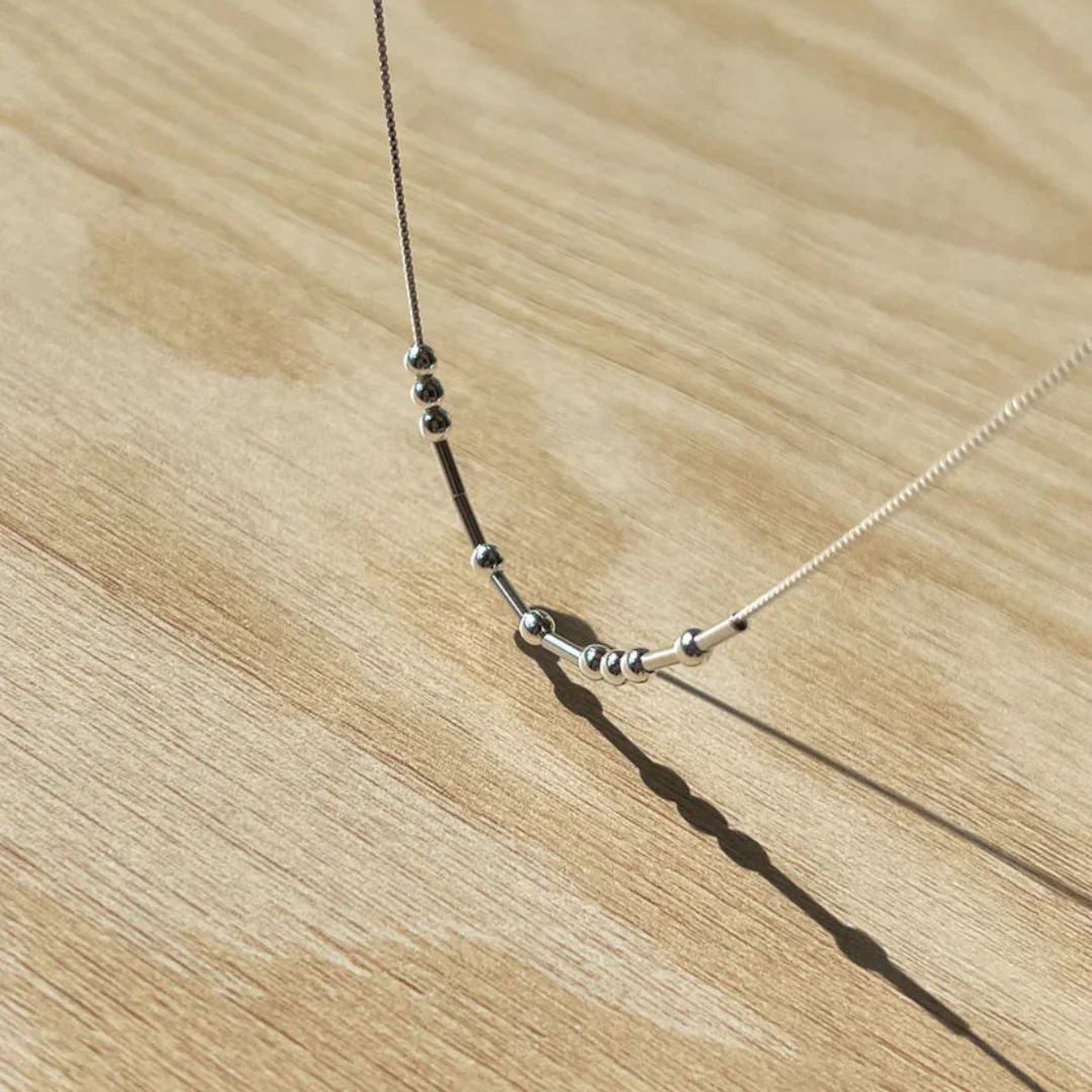 Morse Code Necklace