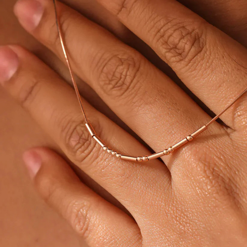 モールス信号ネックレス